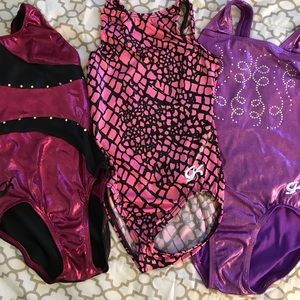 6 gymnastics leotards